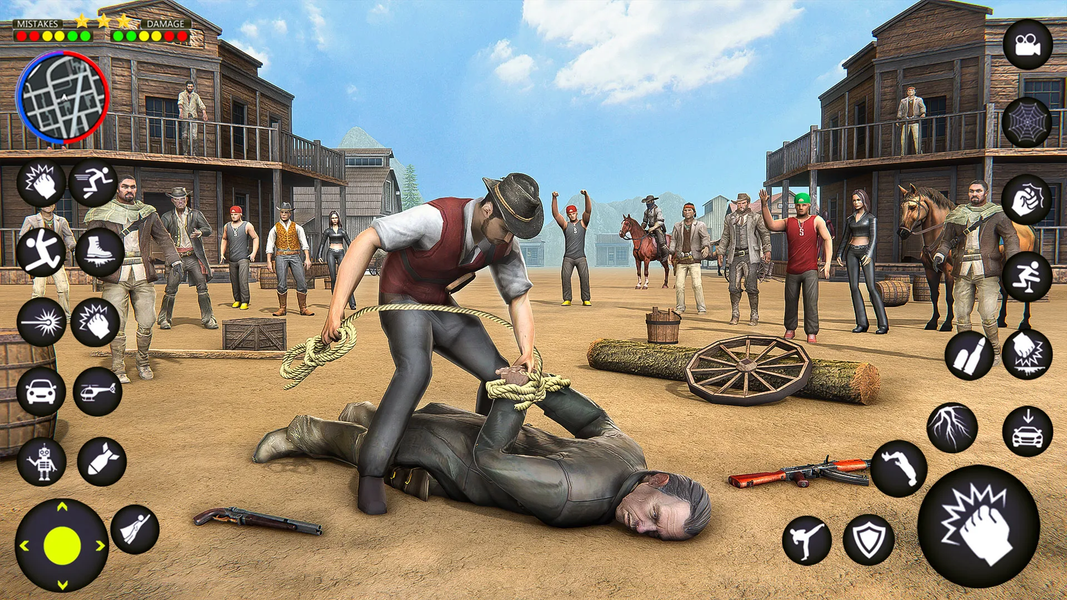 Gangster Crime Gun Cowboy Game - Image screenshot of android app
