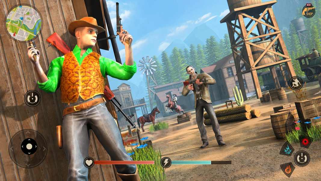 Gangster Crime Gun Cowboy Game - Image screenshot of android app