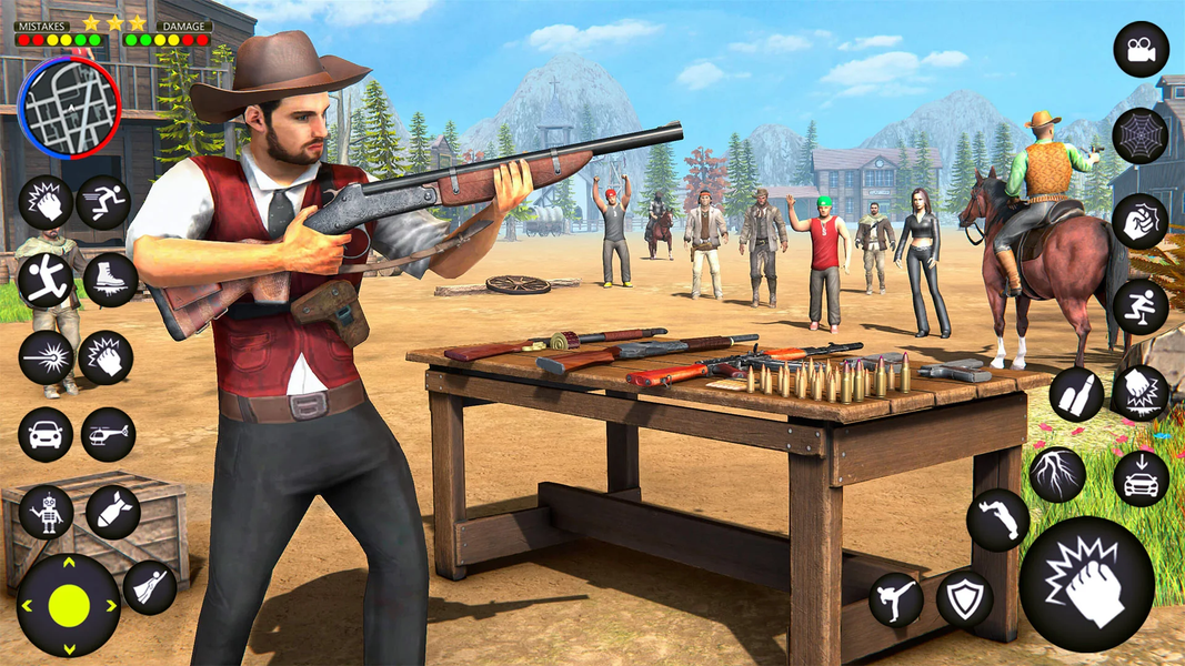 Gangster Crime Gun Cowboy Game - Image screenshot of android app