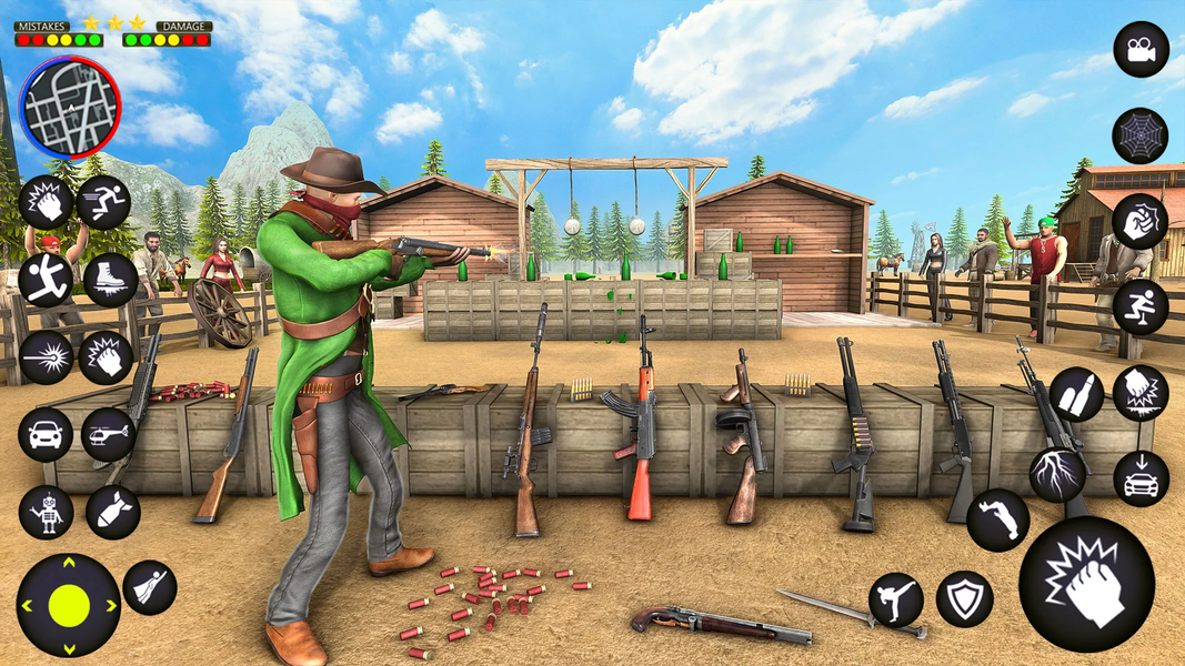 Gangster Crime Gun Cowboy Game - Image screenshot of android app