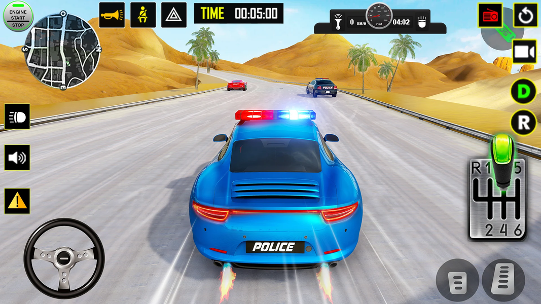 Police Car Street Racing - Gameplay image of android game