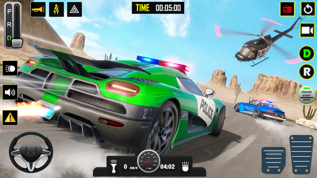 Police Car Street Racing - Gameplay image of android game