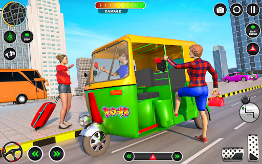 Tuk Tuk Auto Rickshaw Games ۳D - عکس برنامه موبایلی اندروید