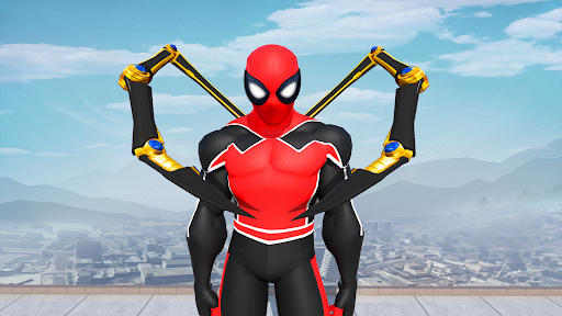 Flying Spider- Superhero Games - Gameplay image of android game