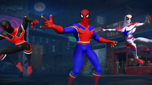 Flying Spider- Superhero Games - Gameplay image of android game