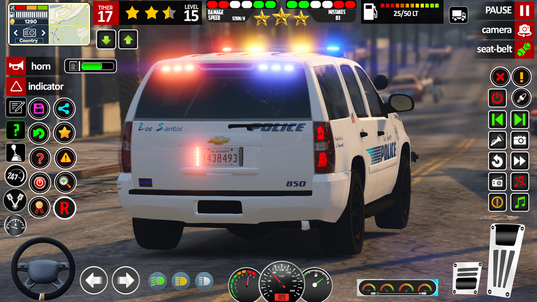 Police Car simulator Cop Games - Gameplay image of android game