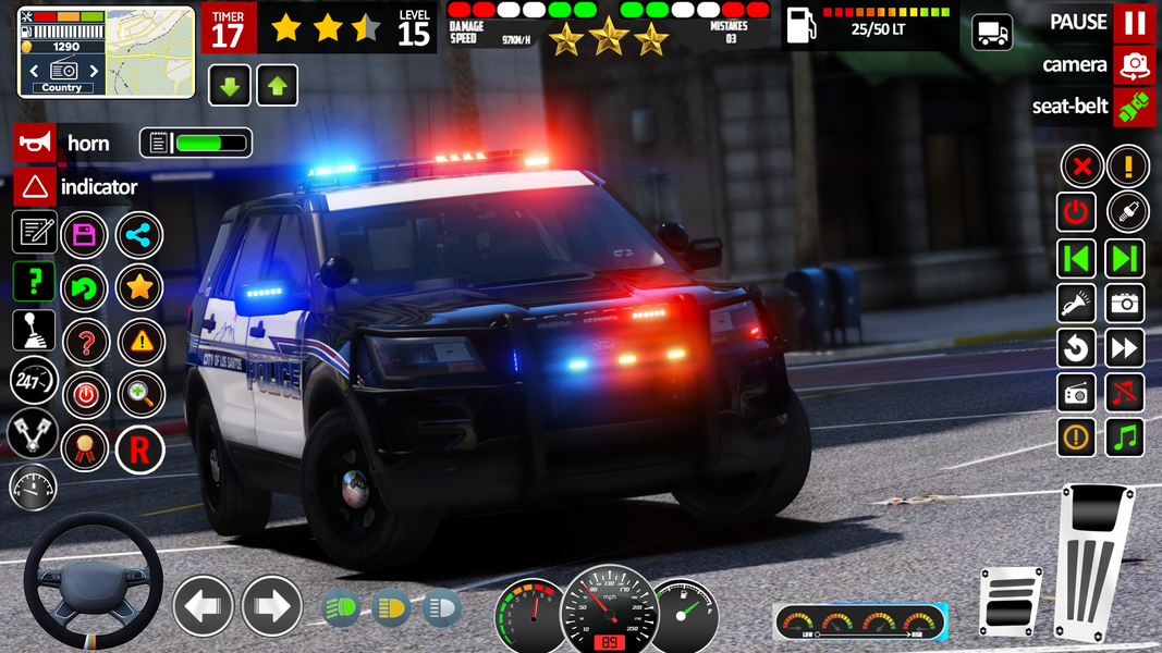 Police Car simulator Cop Games - Gameplay image of android game
