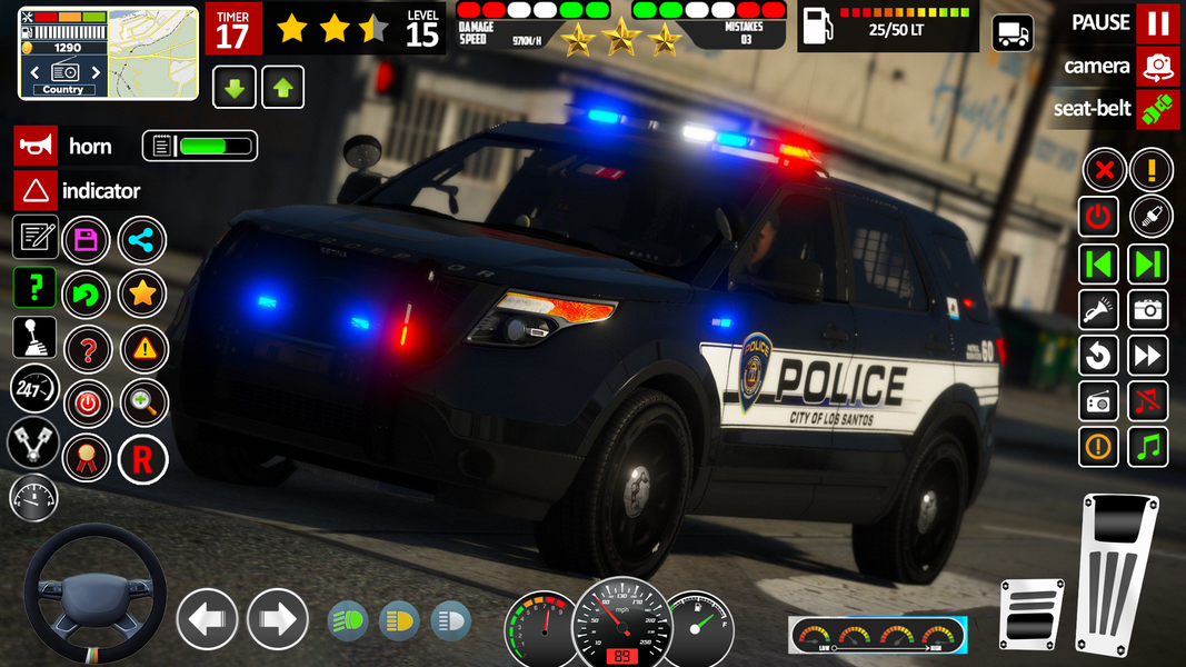 Police Car simulator Cop Games - Gameplay image of android game