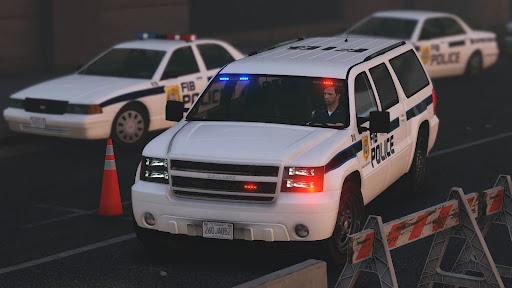 Police Car Driving Simulator - Gameplay image of android game