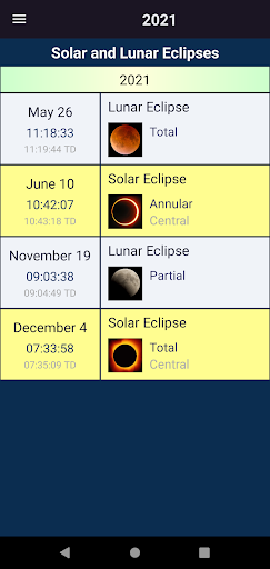 Moon Calendar — Lunar Phases - عکس برنامه موبایلی اندروید