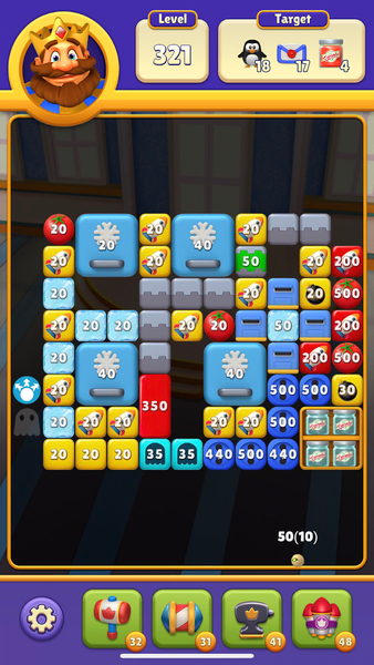 Bricks Royale-Brick Balls Game - Gameplay image of android game