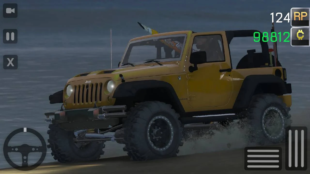 Wrangler Jeep 4x4 Simulator - Gameplay image of android game