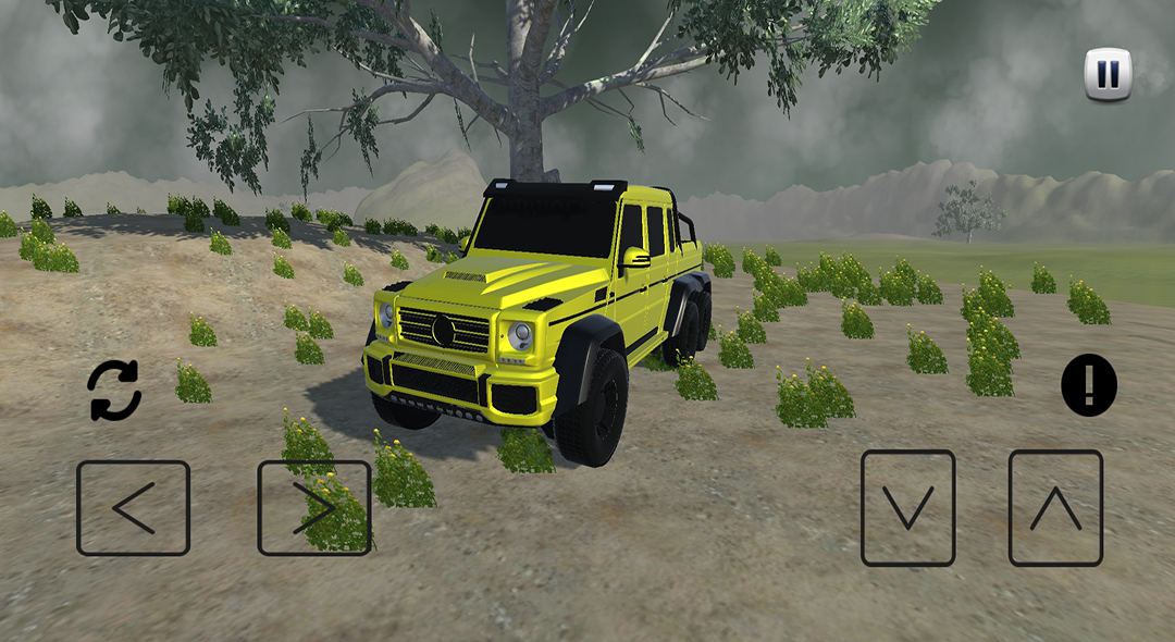 6x6 Driving G63 Truck Off Road - Gameplay image of android game