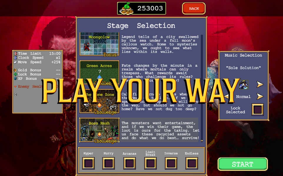 Vampire Survivors - Gameplay image of android game