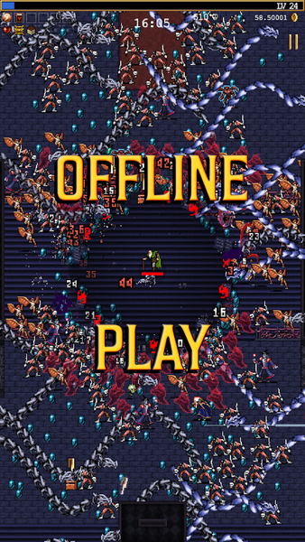 Vampire Survivors - Gameplay image of android game