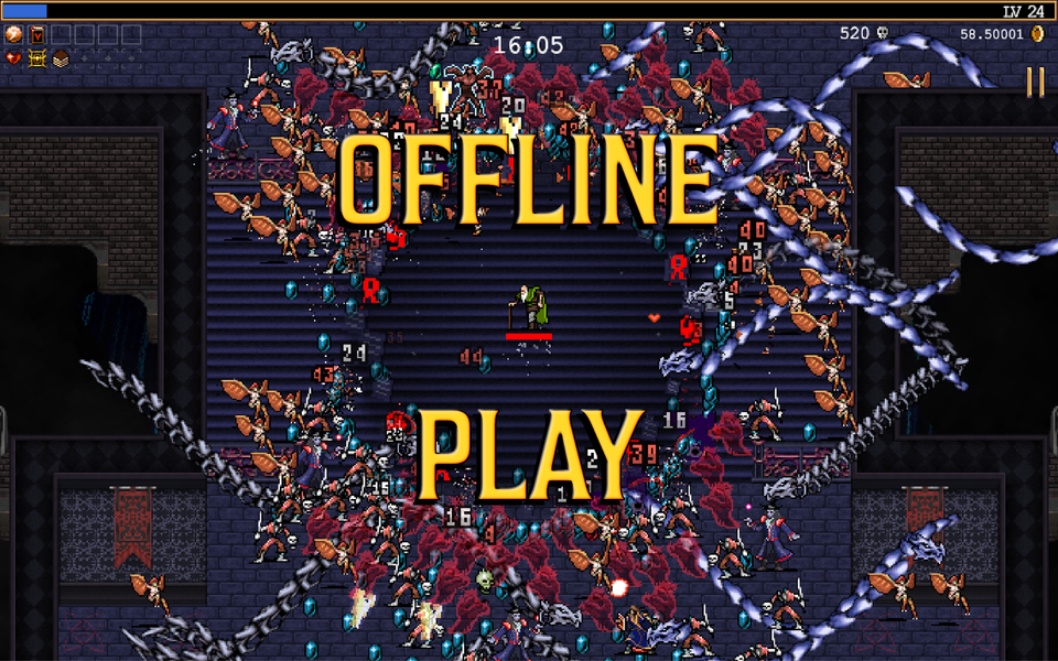 Vampire Survivors - Gameplay image of android game