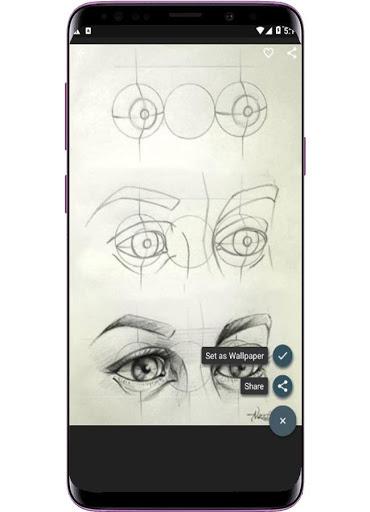 Drawing Face Tutorial - عکس برنامه موبایلی اندروید