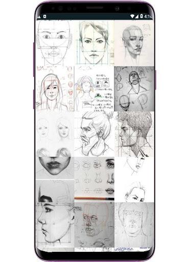 Drawing Portrait Tutorial - عکس برنامه موبایلی اندروید