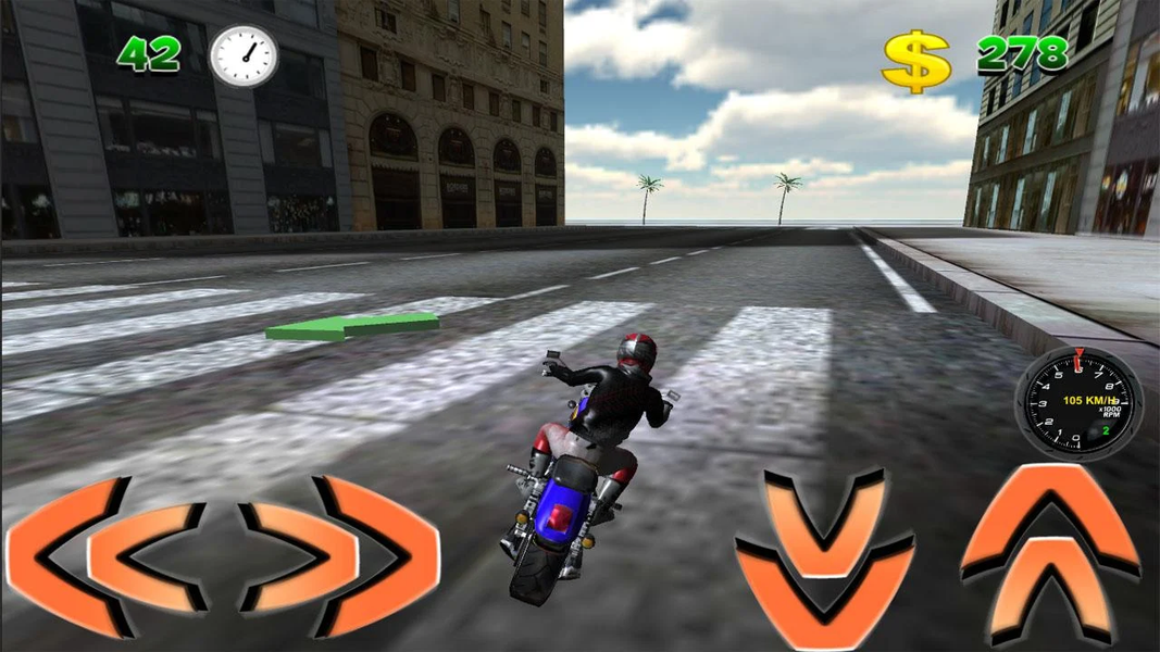 MotorBike Parking - Gameplay image of android game