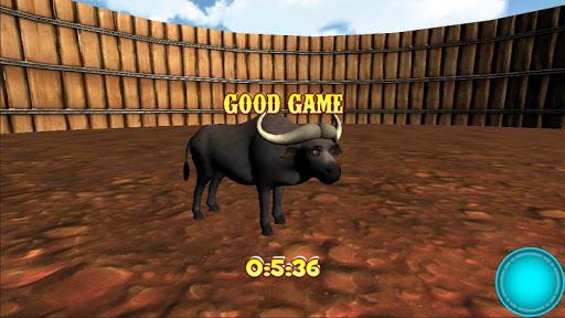 Rodeo Buffalo 3D - Gameplay image of android game