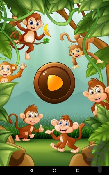 میمون بازیگوش | پرتاب میوه ها - Gameplay image of android game
