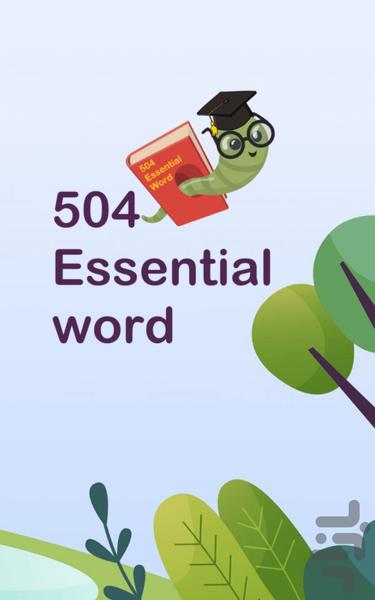 504 لغت ضروری | آموزش زبان انگلیسی - عکس برنامه موبایلی اندروید