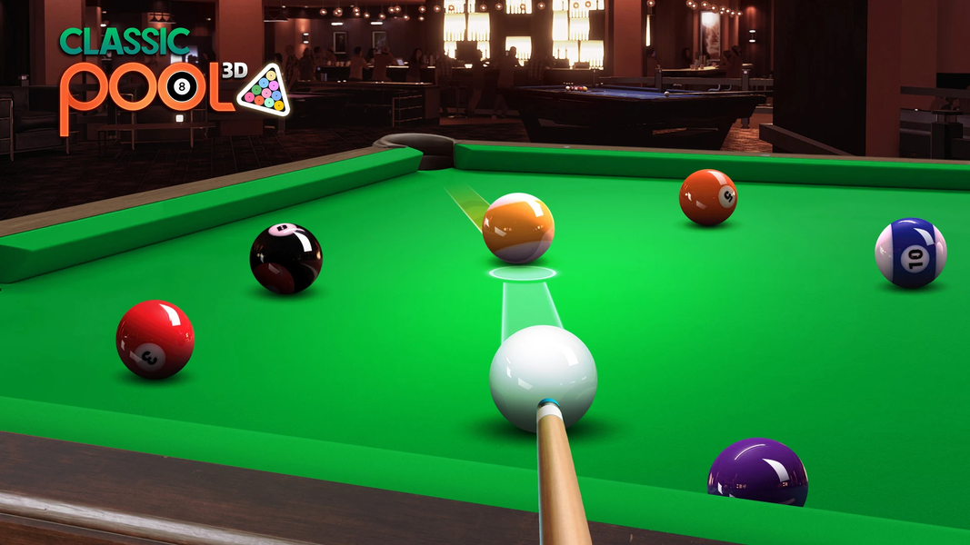 Classic Pool 3D: 8 Ball - Gameplay image of android game