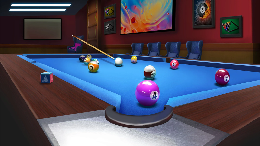 8 Pool Night:Classic Billiards - Gameplay image of android game