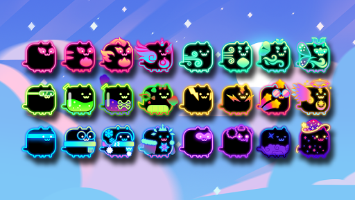 Cat Heroes - Merge Defense - Gameplay image of android game