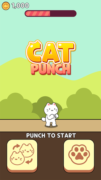 Cat Punch - Infinite Block - Gameplay image of android game