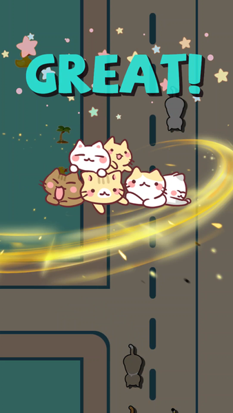 Cat Freeway - Gameplay image of android game