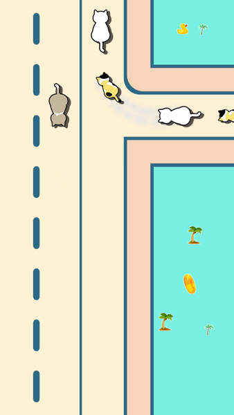 Cat Freeway - Gameplay image of android game