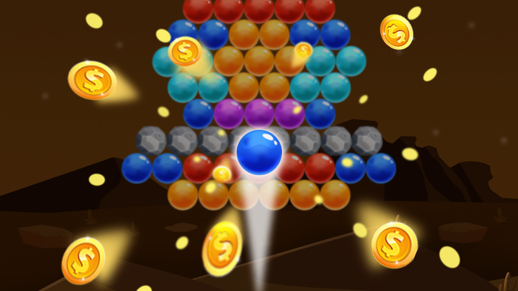 Bubble Shooter - Gameplay image of android game