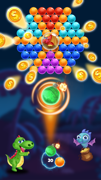 Bubble Shooter - Gameplay image of android game