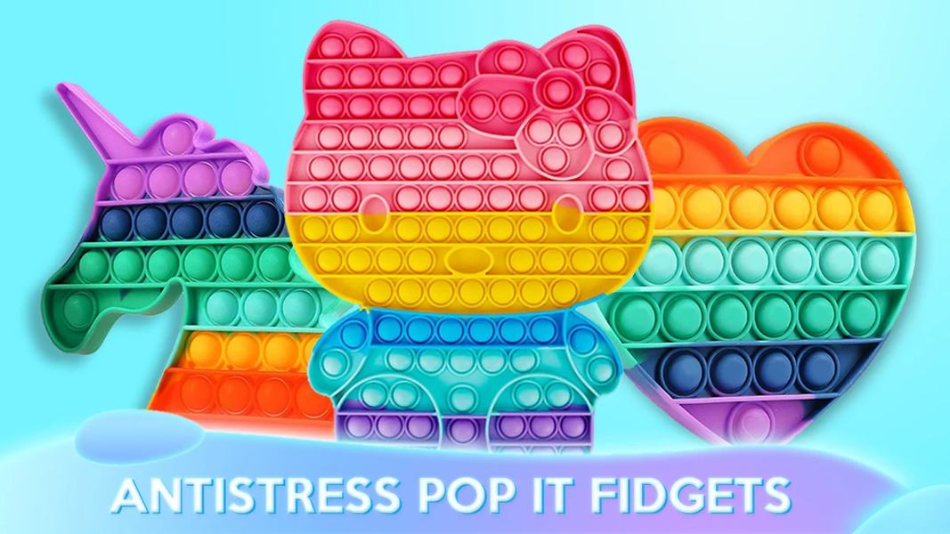 Pop it Fidgets - Bubble Wrap G - Gameplay image of android game