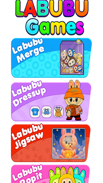 Labubu Game: Merge & Dress up - عکس بازی موبایلی اندروید