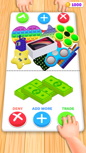 Fidget Trading: ASMR Pop it - عکس بازی موبایلی اندروید