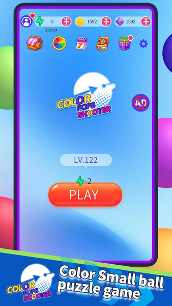 Color Pops Shooter - Gameplay image of android game