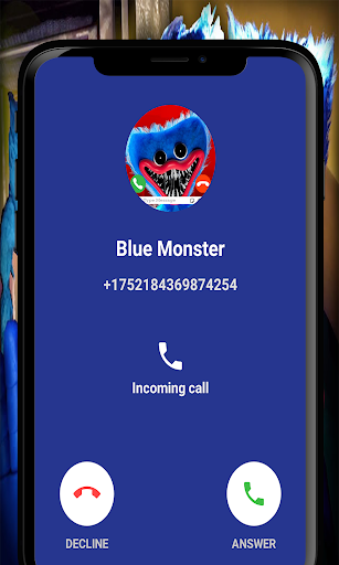 Poppy Playtime red fake call - Image screenshot of android app