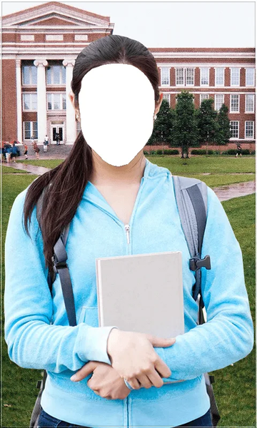 College Girl Photo Suit - Image screenshot of android app