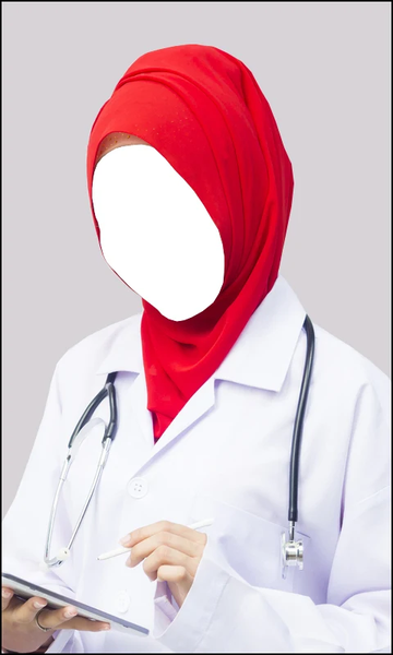 Women Hijab Doctor Photos - Image screenshot of android app