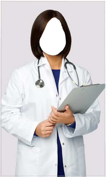 Female Doctor Photo Suit - Image screenshot of android app