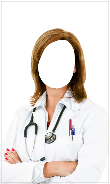 Female Doctor Photo Suit - Image screenshot of android app