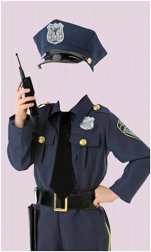 Police Dress For Child App - Image screenshot of android app