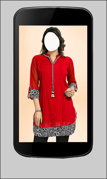 Women Short Kurta Tops Photo - Image screenshot of android app