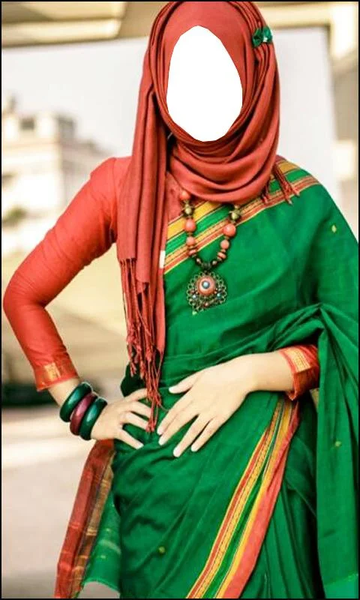 Women Hijab Saree Suit - Image screenshot of android app
