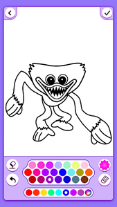 Coloring page Poppy Playtime Halloween : Mommy Long Legs 2