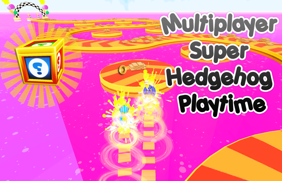 Super Blue Hedgehog Squid - Gameplay image of android game