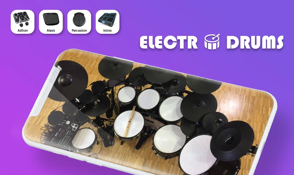 Drum Pads Electronic - عکس برنامه موبایلی اندروید