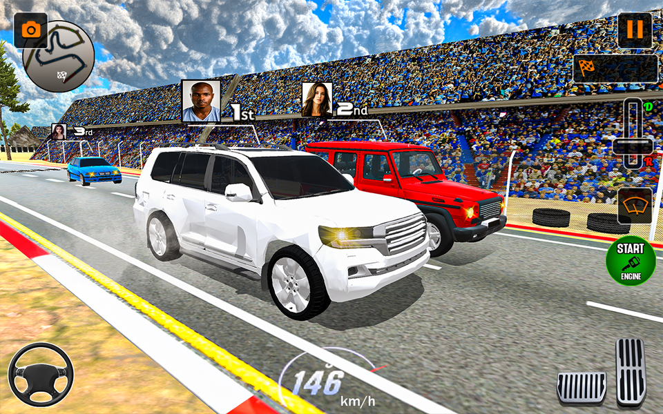 Car racing sim car games 3d - Gameplay image of android game
